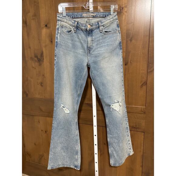 Hudson Farrah 27 Distressed, bootcut, vintage wash, 80’s, 90’s, Rock, Band, NWT - Picture 1 of 4